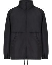 Saint Laurent - High-Neck Raglan-Sleeve Zip-Up Jacket - Lyst