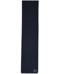 Dolce & Gabbana - Logo-Patch Ribbed-Knit Cashmere Scarf - Lyst