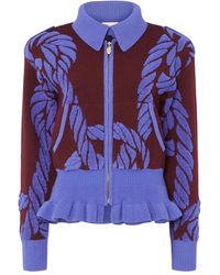 Temperley London - Geometric-Pattern Cardigan - Lyst
