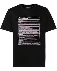 Mostly Heard Rarely Seen Graphic-print Stretch-cotton T-shirt - Black