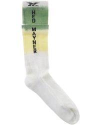 Hed Mayner - X Reebok Tie-Dye Effect Logo Socks - Lyst