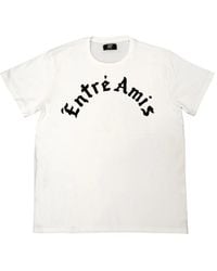 HTC - Entre Amis Flocked-Print Cotton T-Shirt - Lyst