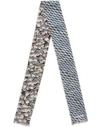 Marni - Double-Sided Frayed Scarf - Lyst