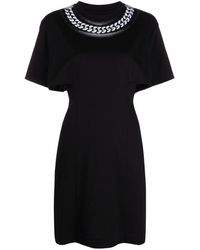 Givenchy - Vestido estilo camiseta con motivo de cadenas - Lyst