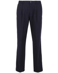 Herno - Polyester Wool Elastane Pants - Lyst