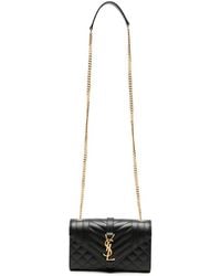 Saint Laurent - Borsa A Tracolla Envelope Trapuntata - Lyst