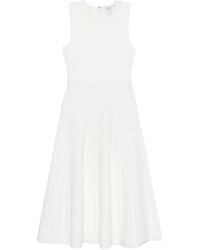 Hervé Léger - Pleated A-Line Dress - Lyst