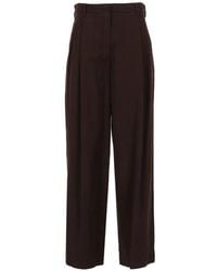 Max Mara - Alpino Double-Pleated Trousers - Lyst