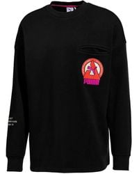 PUMA - Crew Neck Graphic Sweatshirt - Lyst
