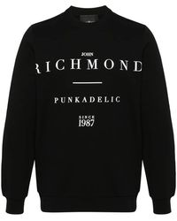 John Richmond - Logo-Print Sweatshirt - Lyst