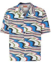 Missoni - Abstract-Print Short-Sleeve Shirt - Lyst