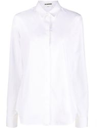 Jil Sander - Cotton Long-sleeve Shirt - Lyst