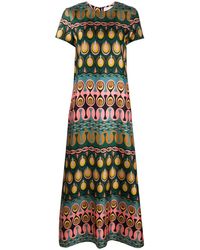 La DoubleJ Jurk Met Print - Meerkleurig