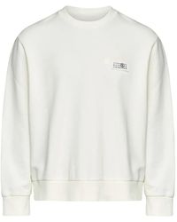 MM6 by Maison Margiela - Logo-Patch Sweatshirt - Lyst