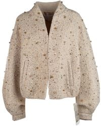 Genny - Veste Ornée De Sequins Et De Perles Artificielles - Lyst