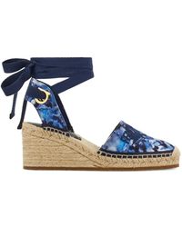 Ferragamo - Carantion Print Espadrilles - Lyst