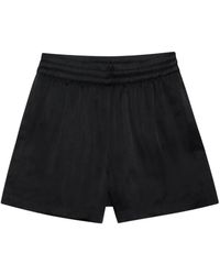Anine Bing - Kam Shorts Mit Elastischem Bund - Lyst