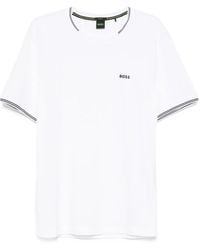 BOSS - Tipped Crew-Neck T-Shirt - Lyst