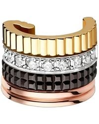Boucheron - Quatre Classique ダイヤモンド ピアス 18kイエローゴールド - Lyst