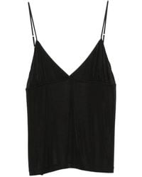 Saint Laurent - V-Neck Chain-Link Top - Lyst