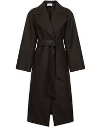 Harris Wharf London - Belted Wrap Coat - Lyst