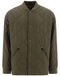 A.P.C. - Florent Quilted Bomber Jacket - Lyst