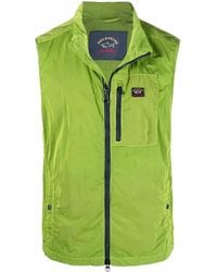 Paul & Shark - Logo-Patch Zip-Up Gilet - Lyst