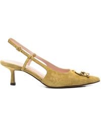 Coccinelle - Buckle Pointed-Toe Pumps - Lyst