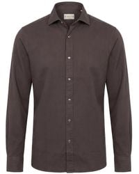 Xacus - Camisa De Algodón De Manga Larga - Lyst