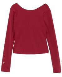 MACRON - O.N.E. Scoop-Back Blouse - Lyst