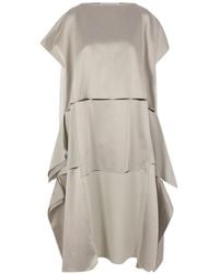 Niccolò Pasqualetti - Cut-Out Draped Dress - Lyst