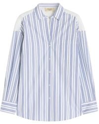 Weekend by Maxmara - Broderie-Anglaise Striped Shirt - Lyst