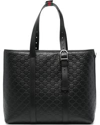 Gucci - Large Gg Emblem Tote Bag - Lyst