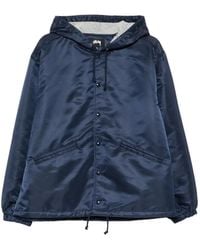 Stussy - Hooded Drawstring Jacket - Lyst