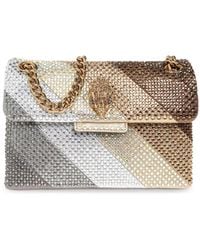 Kurt Geiger - Kensington Crystal-Embellished Shoulder Bag - Lyst