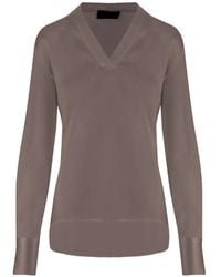 F.it - V-Neck Long-Sleeve Top - Lyst