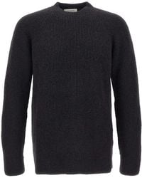 Laneus - Distressed Ribbed Sweater - Lyst