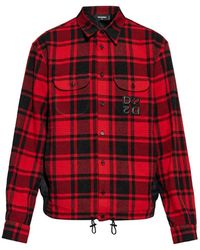 DSquared² - Giacca-Camicia Con Applicazione - Lyst