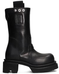Rick Owens - Platform Leather Boots - Lyst