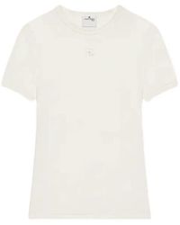 Courreges - Baby Spongy Logo-Patch T-Shirt - Lyst
