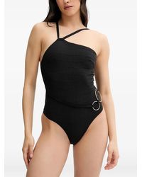 Chantelle - Ring-Detail Textured Swimsuit - Lyst