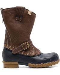 Visvim - Decoy D. Suede Boots - Men's - Rubber/calf Leather - Lyst