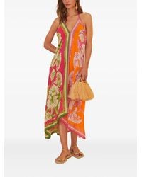 FARM Rio - Midikleid Mit Blumen-Print - Lyst