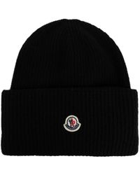 Moncler - Muts Met Logopatch - Lyst