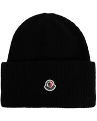 Moncler - ロゴパッチ ビーニー - Lyst