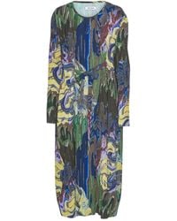 Henrik Vibskov - O Midi-Jurk Met Abstracte Print - Lyst