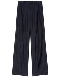 Givenchy - Pinstripe-Pattern Pleated Trousers - Lyst