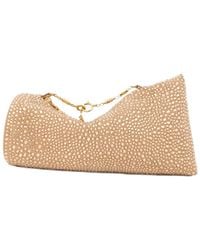 Gemy Maalouf - Crystal-Embellished Convertible Clutch Bag - Lyst