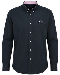 Eden Park - Button-Down Logo-Patch Shirt - Lyst