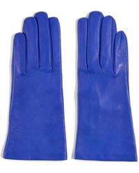 Liviana Conti - Gabrielle Tonal-Stitched Leather Gloves - Lyst